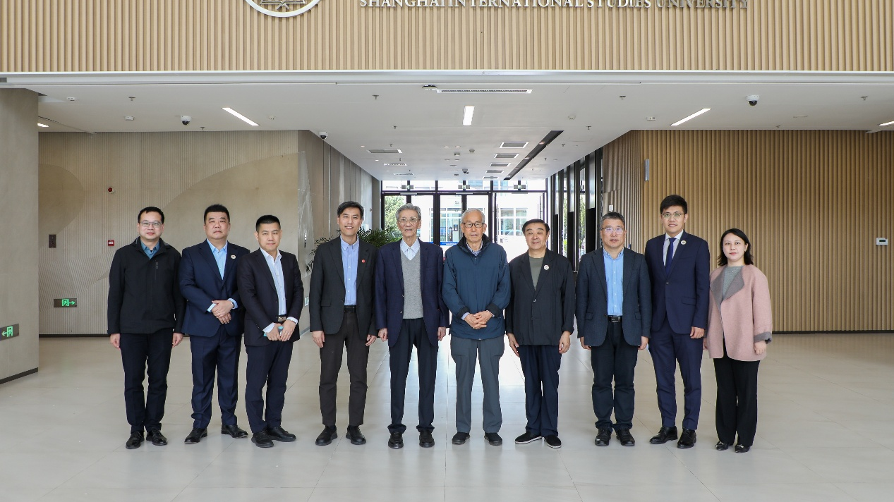 上海外国语大学校长孟钟捷会见阿联酋中华工商总会会长唐振刚一行